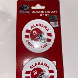 ALABAMA MAGNETIC BAG CLIPS 2pc SET